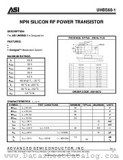 ASI10672 datasheet pdf Advanced Semiconductor