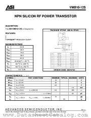 ASI10742 datasheet pdf Advanced Semiconductor