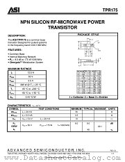 TPR175 datasheet pdf Advanced Semiconductor