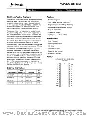 HSP9520 datasheet pdf Intersil