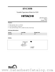 HVC355 datasheet pdf Hitachi Semiconductor