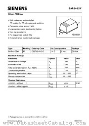 BAR64-02 datasheet pdf Siemens