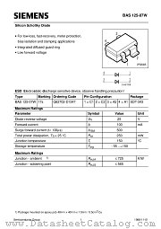 BAS125-07 datasheet pdf Siemens