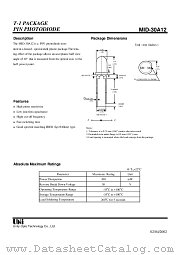 MID-30A12 datasheet pdf Unity Opto Technology