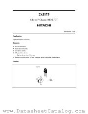 2SJ175 datasheet pdf Hitachi Semiconductor