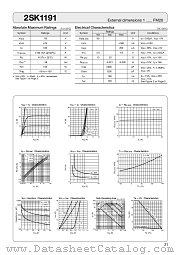 2SK1191 datasheet pdf Sanken