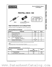 FDH datasheet pdf Fairchild Semiconductor