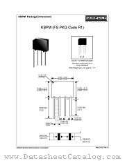 KBPM datasheet pdf Fairchild Semiconductor