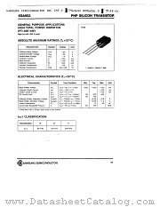 KSA952 datasheet pdf Samsung Electronic