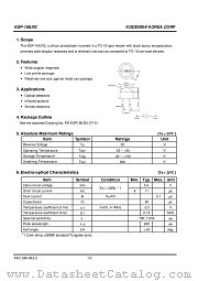 KSP-1MLR2 datasheet pdf Kodenshi Corp
