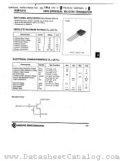 KSR1213 datasheet pdf Samsung Electronic