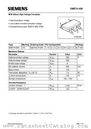 SMBTA42M datasheet pdf Siemens