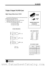 SL4023BN datasheet pdf System Logic Semiconductor