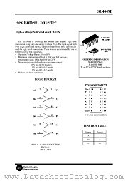 SL4049B datasheet pdf System Logic Semiconductor