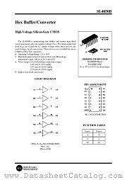 SL4050BN datasheet pdf System Logic Semiconductor