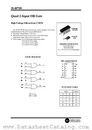 SL4071B datasheet pdf System Logic Semiconductor