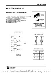SL74HCT32D datasheet pdf System Logic Semiconductor