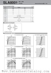 SLA8001 datasheet pdf Sanken