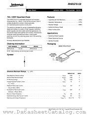 RHRG75120 datasheet pdf Intersil