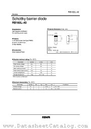 RB160L datasheet pdf ROHM