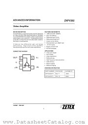 ZXFV202E5TC datasheet pdf Zetex Semiconductors