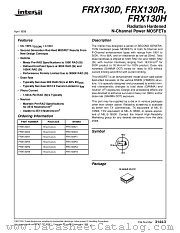 FRX130H4 datasheet pdf Intersil