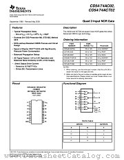 CD5474AC02 datasheet pdf Texas Instruments