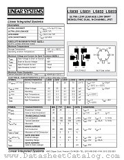 LS830-3 datasheet pdf Linear Systems