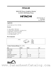 PF0414B datasheet pdf Hitachi Semiconductor