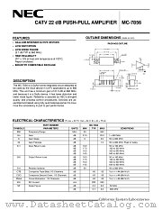 MC7856 datasheet pdf NEC
