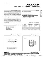 MAX9690MJA-4 datasheet pdf MAXIM - Dallas Semiconductor