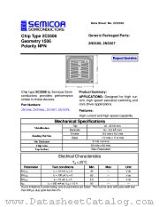 2C3506 datasheet pdf Semicoa Semiconductor