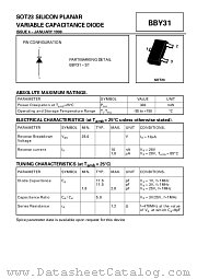 BBY31 datasheet pdf Zetex Semiconductors
