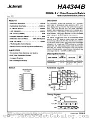 HA4344BCB datasheet pdf Intersil