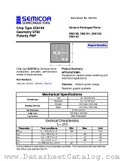 2N6191 datasheet pdf Semicoa Semiconductor