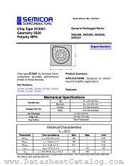 2C3501 datasheet pdf Semicoa Semiconductor