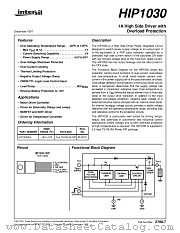 HIP1030 datasheet pdf Intersil