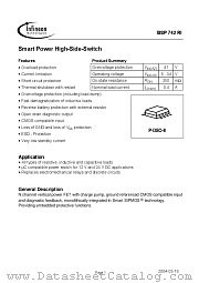 BSP742RI datasheet pdf Infineon