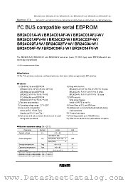 BR24C01A-W datasheet pdf ROHM