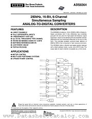 ADS8364Y datasheet pdf Texas Instruments