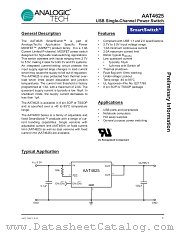 AAT4625IHS-1-T1 datasheet pdf ANALOGIC TECH