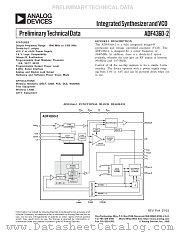 ADF4360-7BCP datasheet pdf Analog Devices