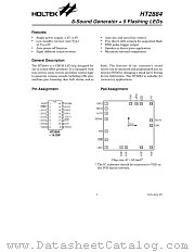 HT2884 datasheet pdf Holtek Semiconductor