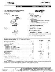 HUF76407P3 datasheet pdf Intersil