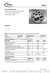 BAS52 datasheet pdf Infineon