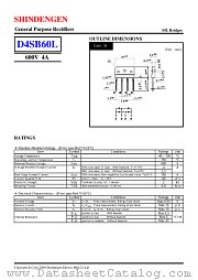 D4SB60 datasheet pdf Shindengen