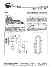 CY7C1011CV33-15AC datasheet pdf Cypress