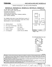 4N25A datasheet pdf TOSHIBA