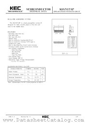 KIA7417AP datasheet pdf Korea Electronics (KEC)