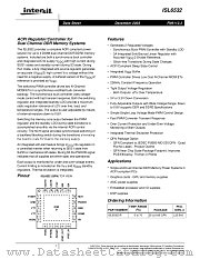 ISL6532CR datasheet pdf Intersil
